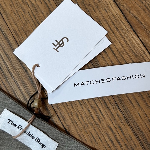 The Frankie Shop Gelso Pleated Trousers Taupe Melange NWT - Picture 9 of 11